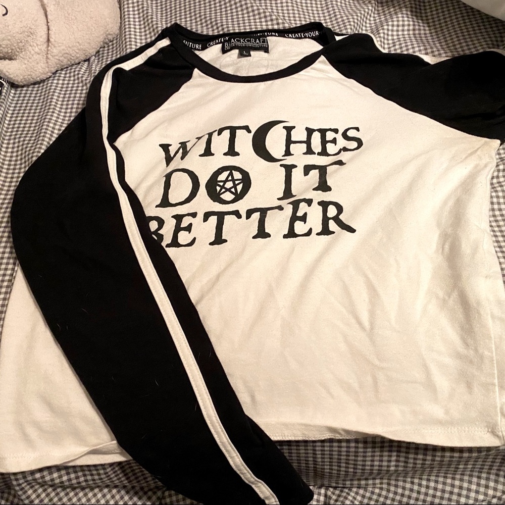 BlackCraft baseball tee (size L)